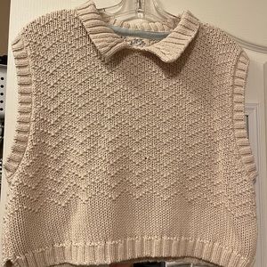 We The Free Cream Sweater Vest